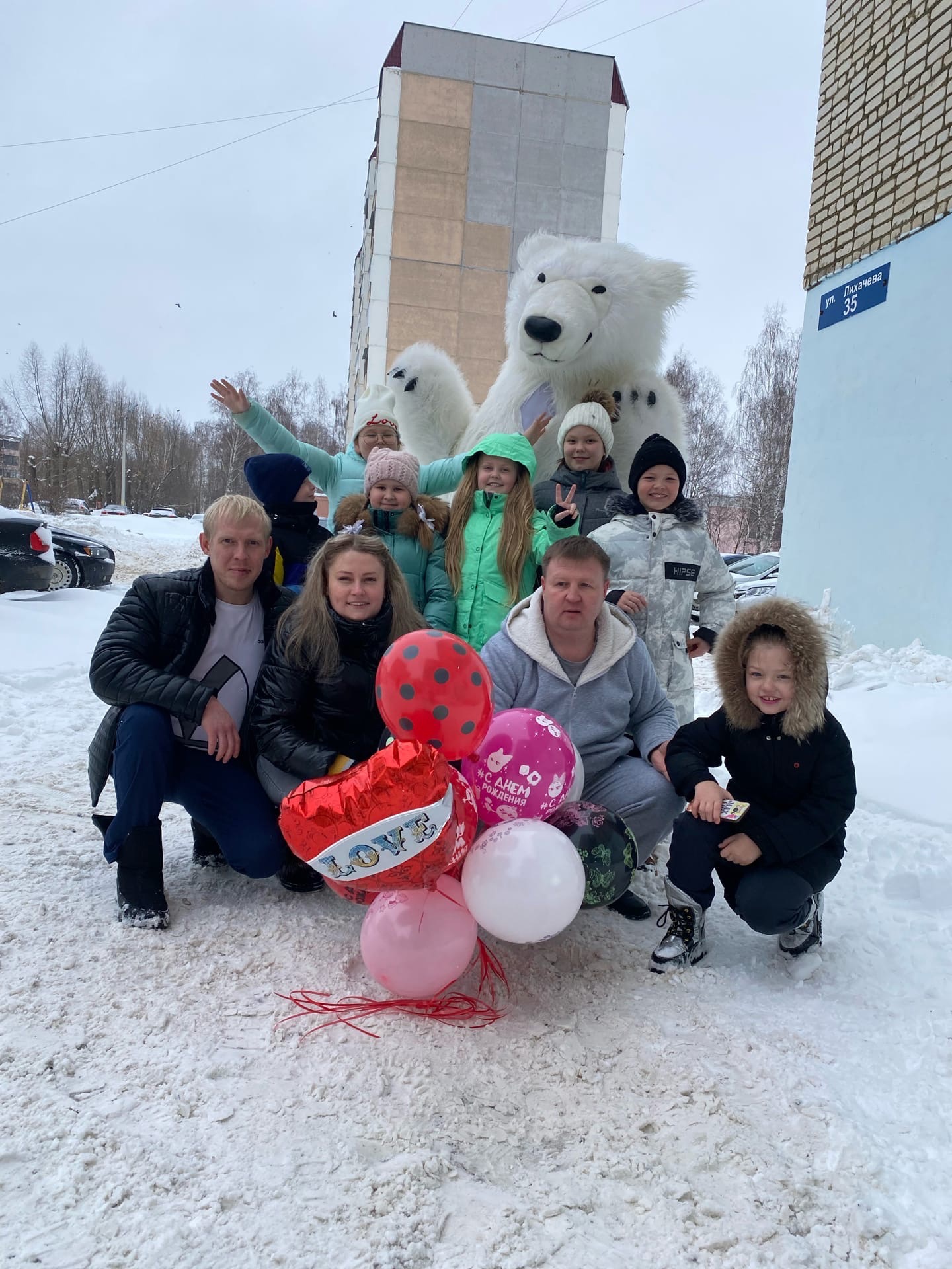 Мишка на праздник Саранск