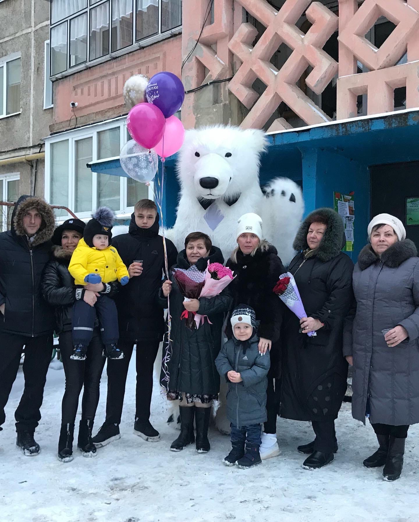 Мишка на праздник Саранск