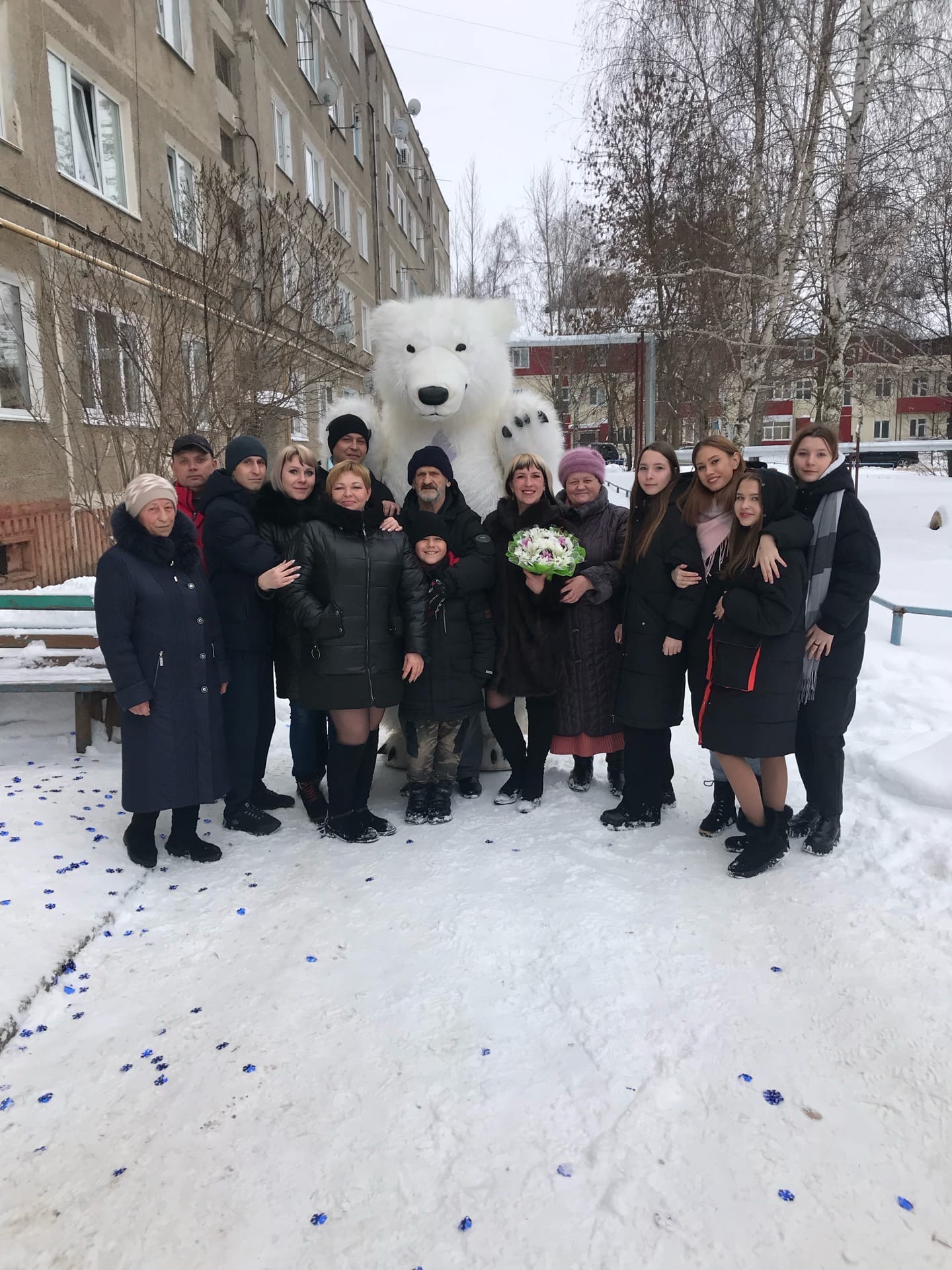 Мишка на праздник Саранск
