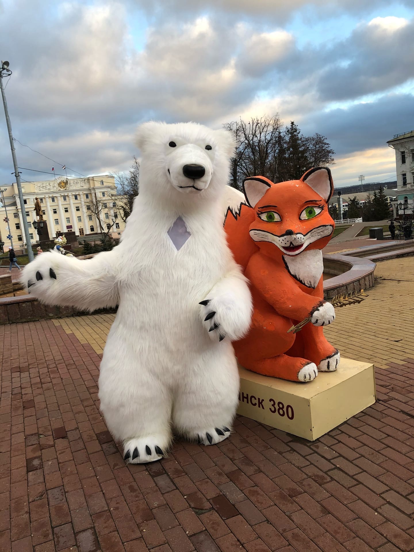 Мишка на праздник Саранск